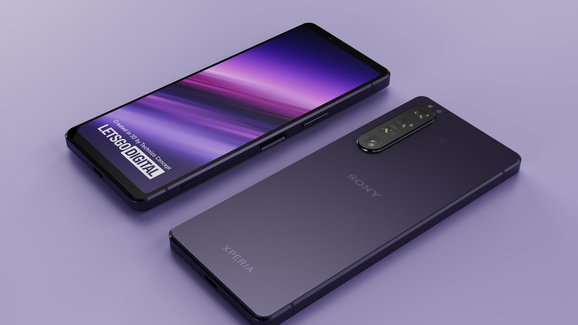 Render des Sony Xperia 1 IV