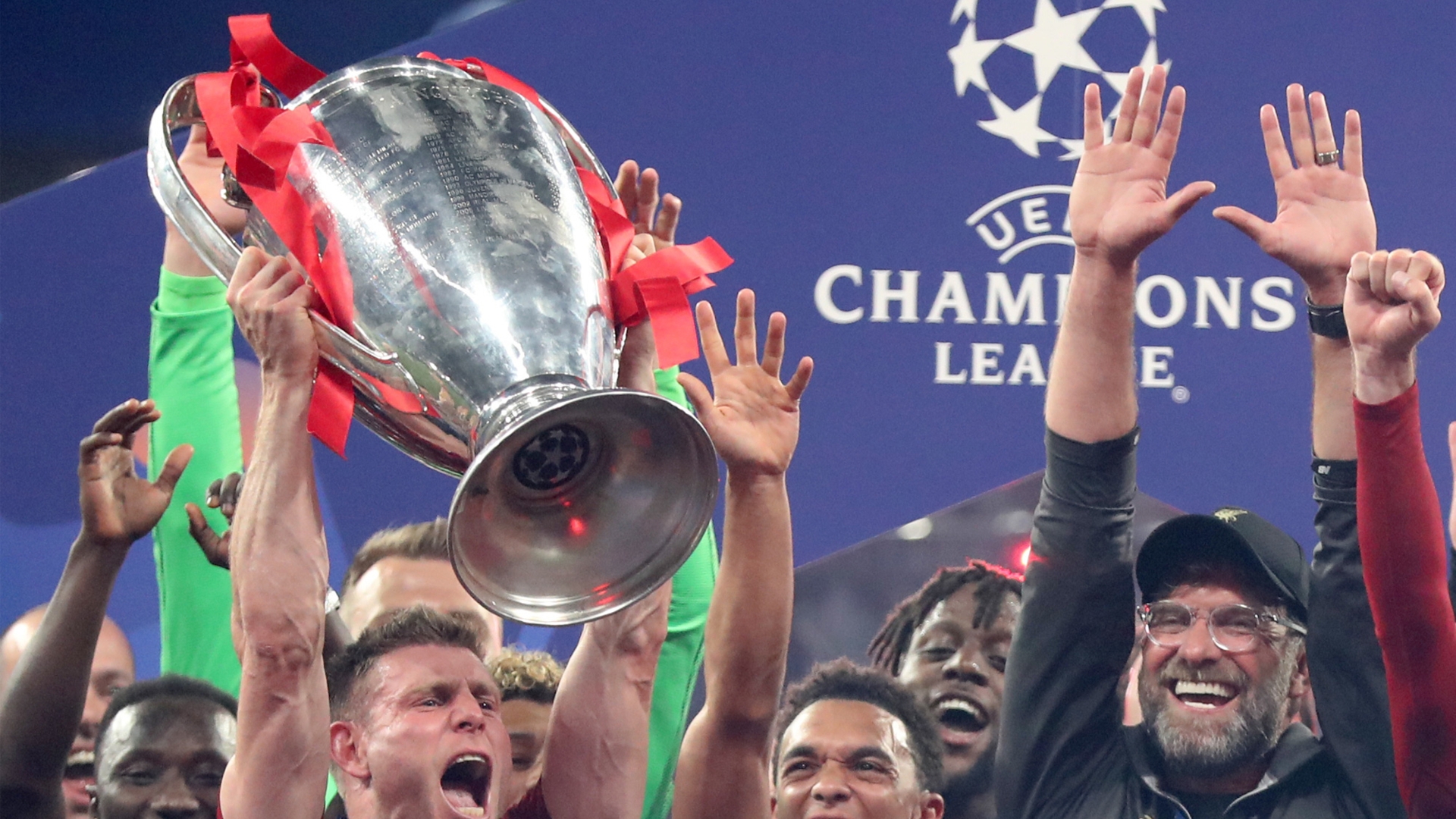 Liverpool mit Klopp im Champions League Finale