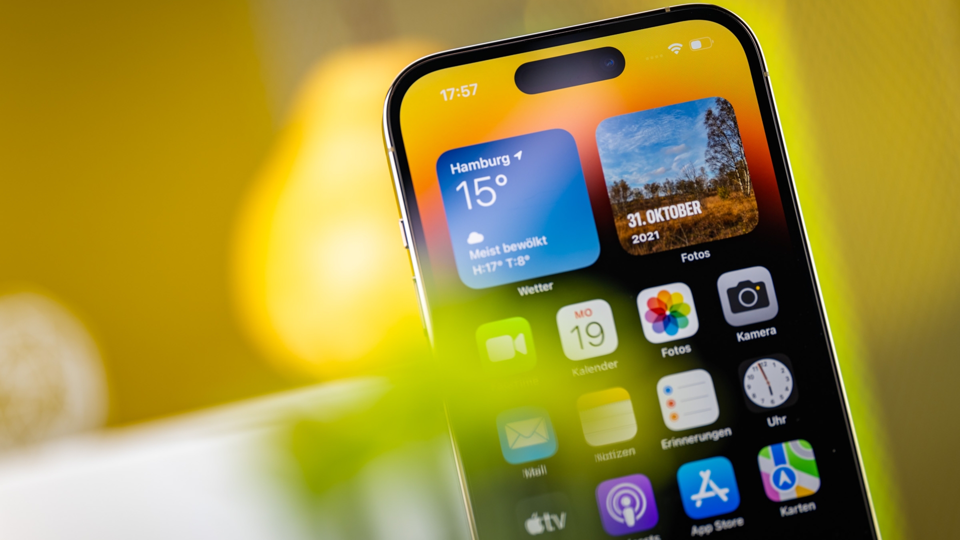 Die Wecker-App wird mit iOS 26 etwas flexibler iPhone 14 Pro Display