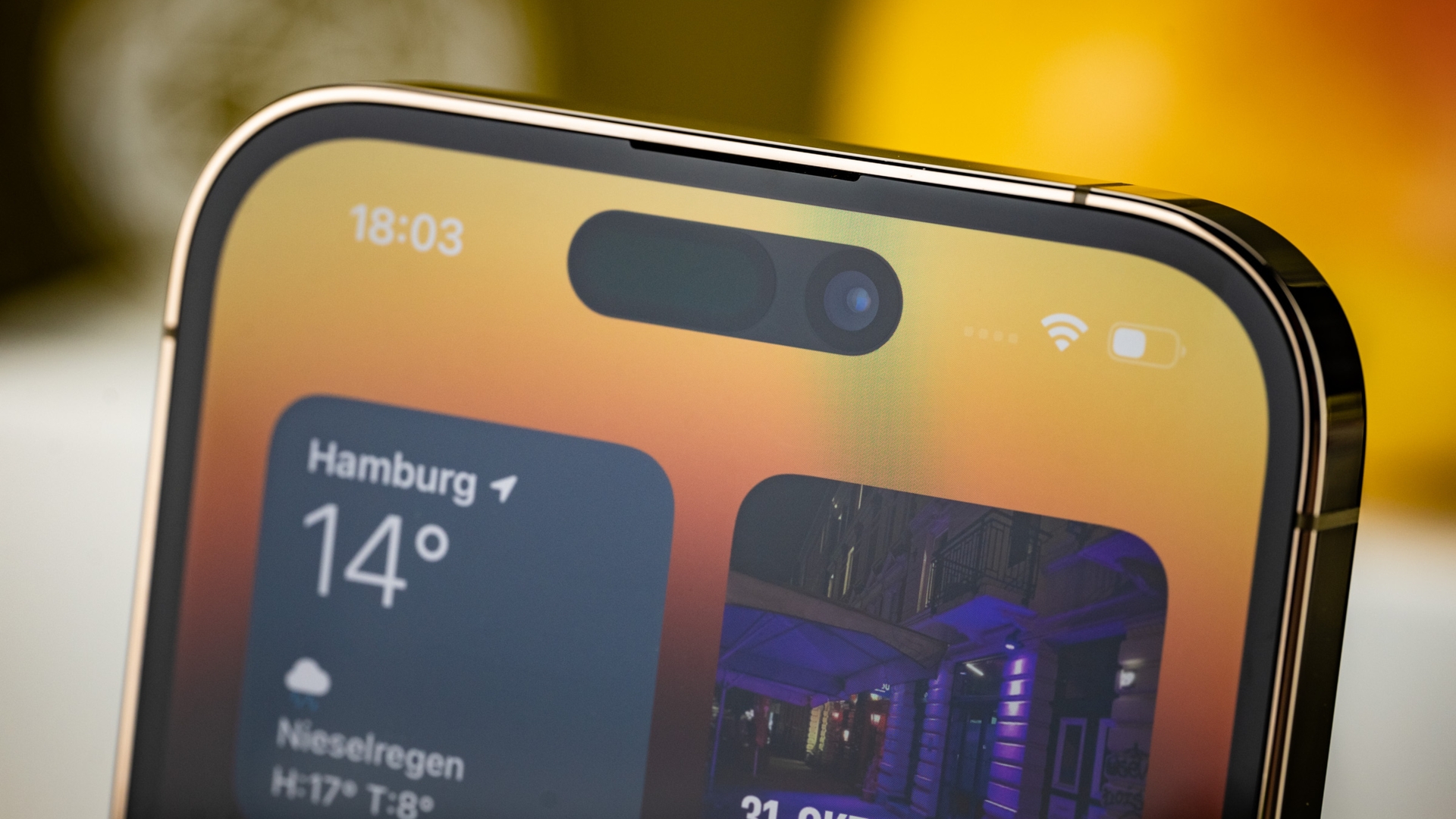 Apple hat mit iOS 17 spannende iPhone-Features parat iPhone 14 Pro Dynamic island