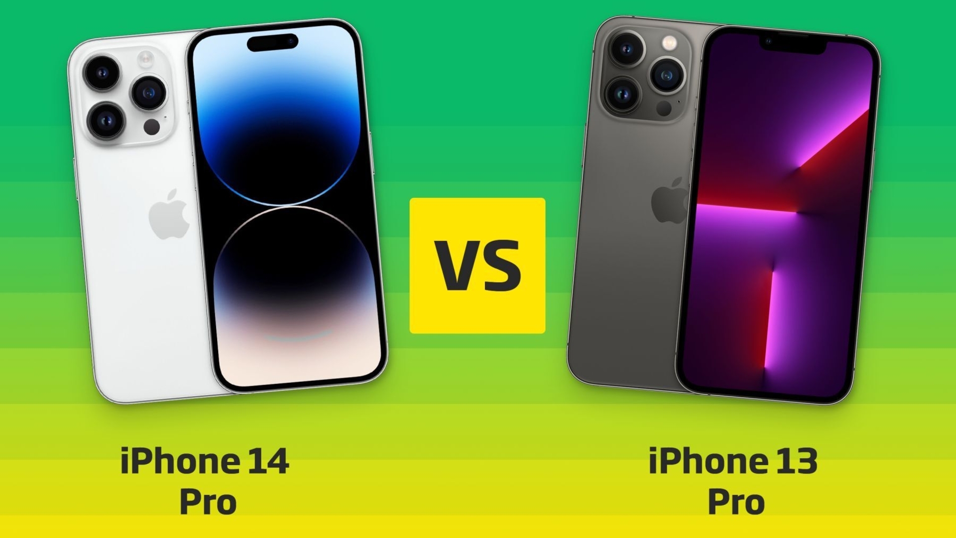 iPhone 14 Pro vs. 13 Pro Vergleich iPhone 14 Pro vs. 13 Pro Vergleich