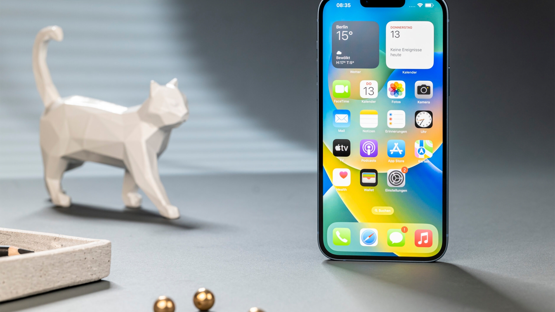 Können iPhone-Nutzer bald Symbole auch ohne die Hilfe von Widgets kreativ anordnen? iPhone 14 Plus Test Display Software