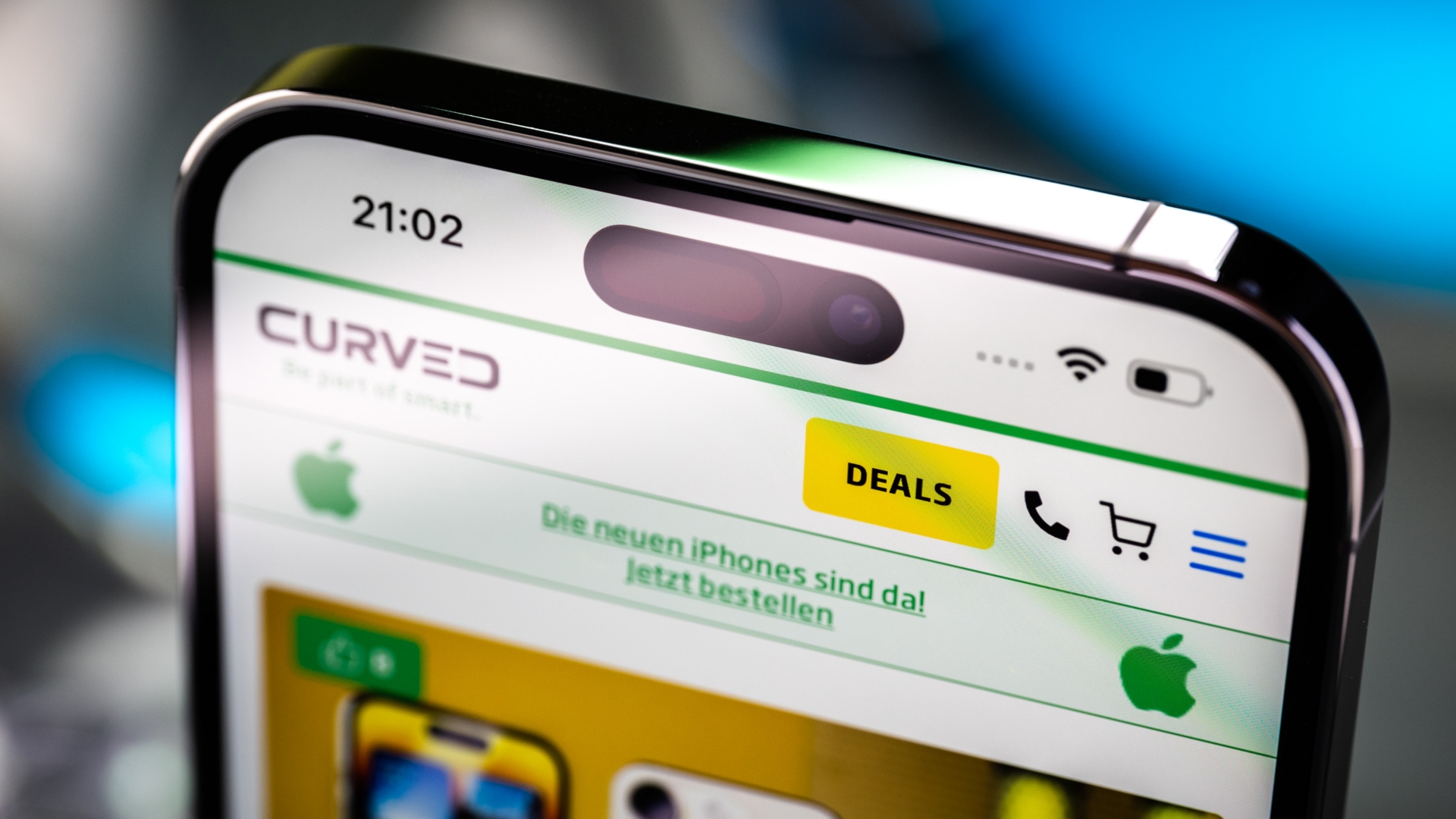 Das iPhone 16 Pro (Max) soll deutlich dünnere Ränder haben als das 14 Pro Max (Bild) iPhone 14 Pro Max Dynamic Island
