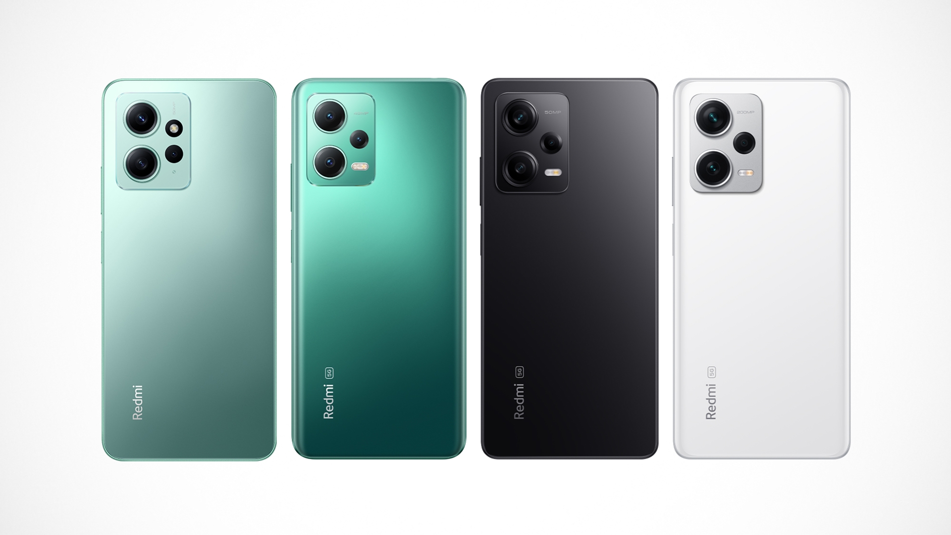 Alle vier Redmi Note 12 auf einen Blick Xiaomi Redmi Note 12 Serie