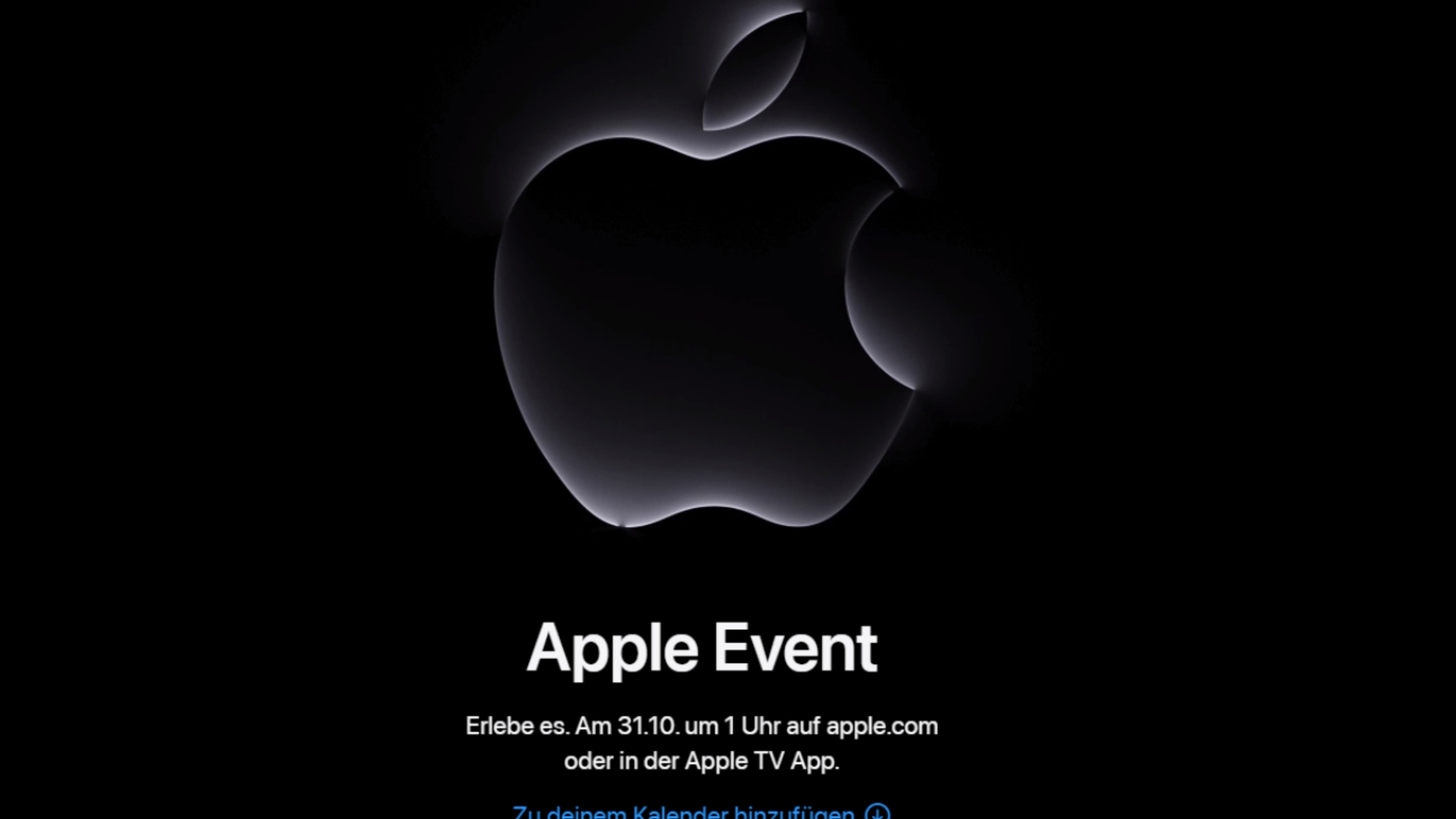 Apple-Event Oktober