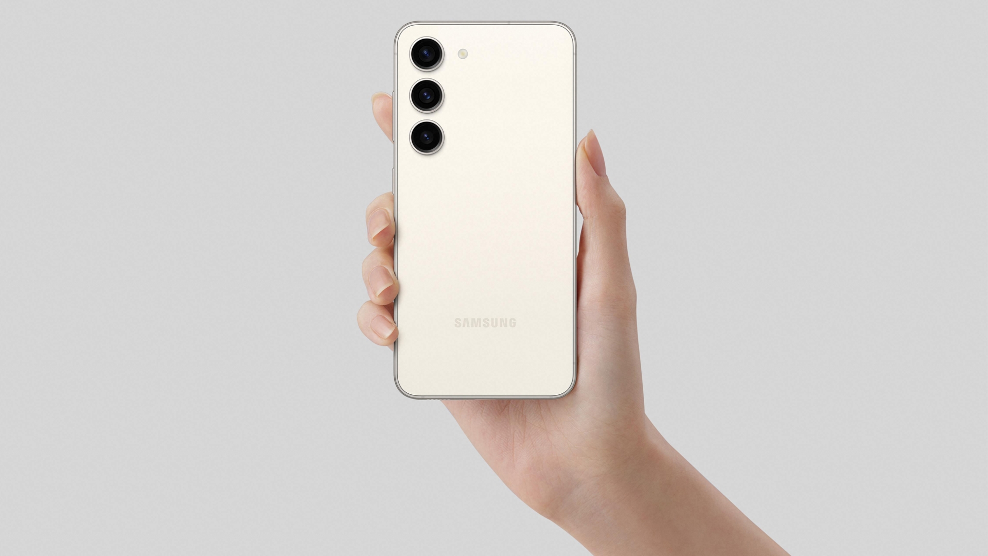 Sogar das Galaxy S23 (Bild) wird noch mit modernen KI-Features versorgt Galaxy S23 Cream Rückseite