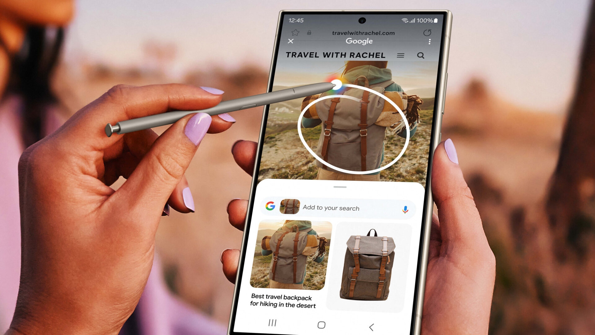 Das S24 Ultra soll bald ein neues KI-Feature bekommen Circle To Search auf dem Galaxy S24 Ultra