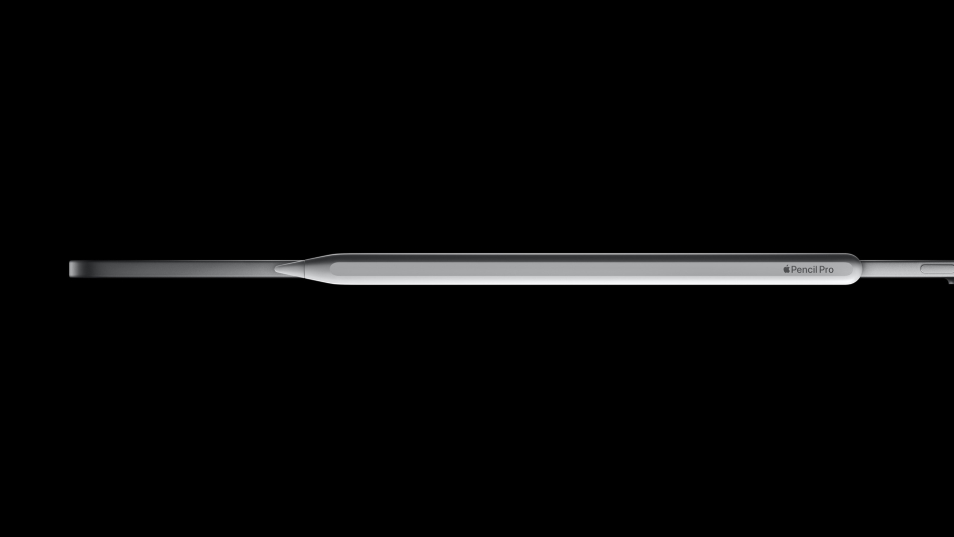 Der Apple Pencil Pro angedockt am iPad Pro (M4)