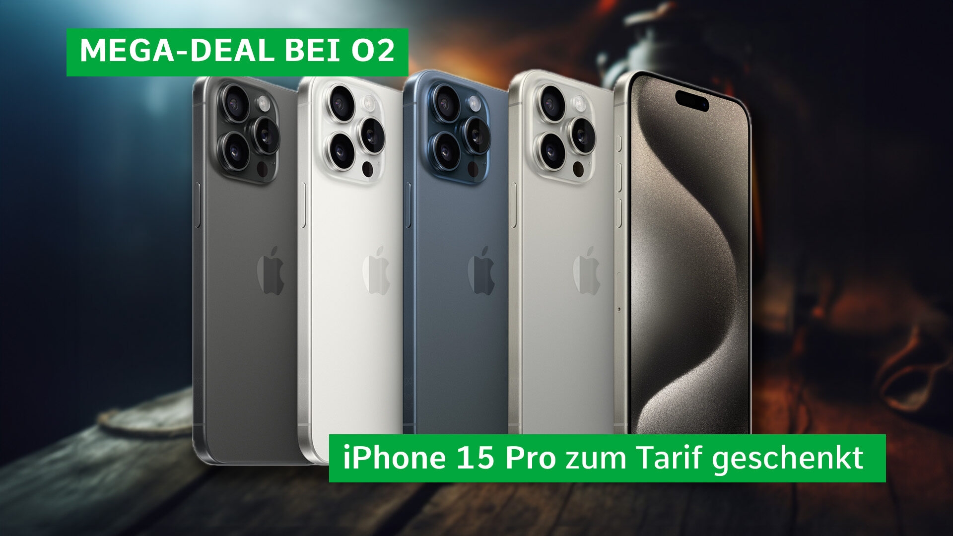 Der wohl beste o2-Deal zum iPhone 15 Pro und 15 Pro Max ist ab sofort verfügbar. Aber nicht für ewig. Deal iPhone 15 Pro "on us"