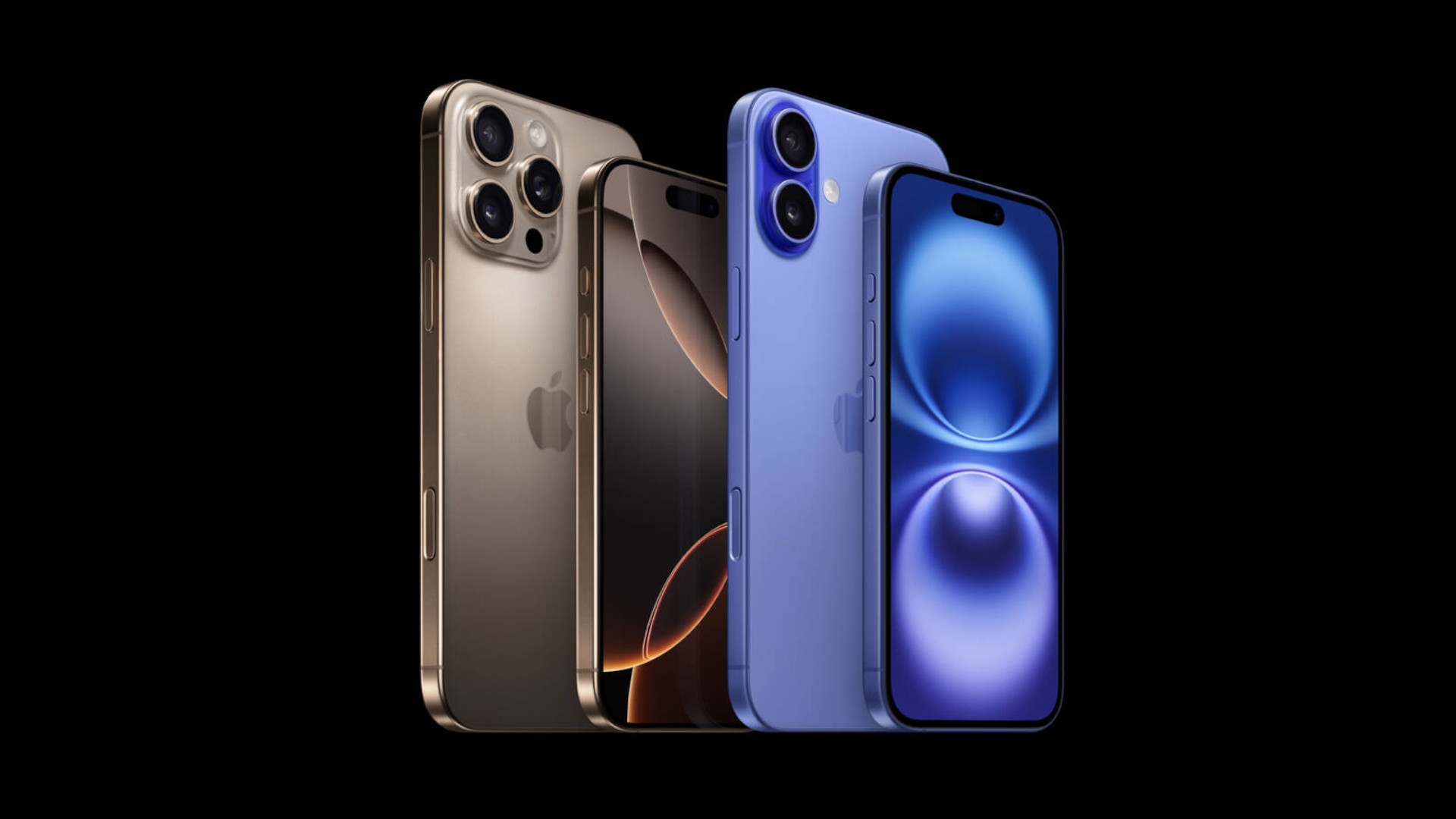 iPhone 16 Pro (l.) und iPhone 16 (r.) im Vergleich  iPhone-16-Serie