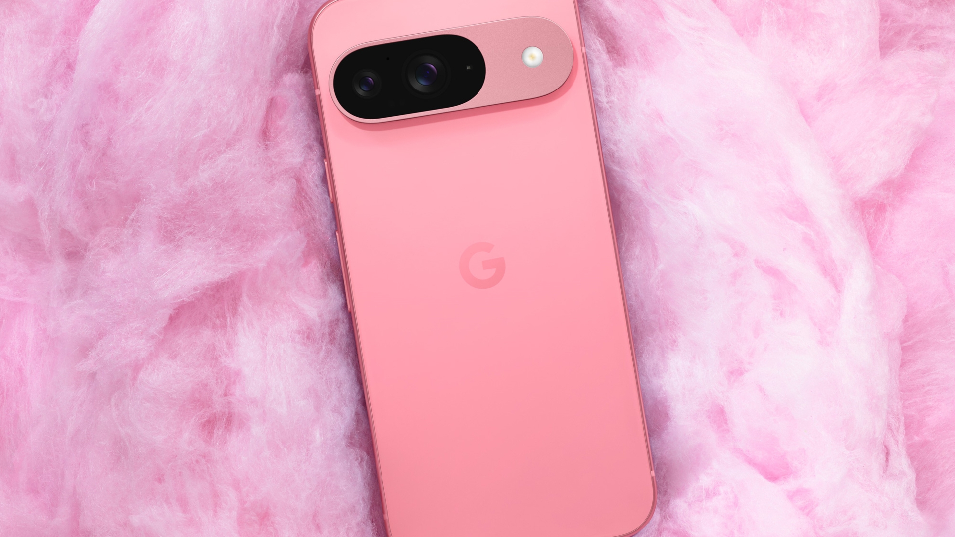 Eine Hülle schützt euer Pixel 9 (Bild) oder Pixel 9 Pro (XL) besser vor Schäden, wenn es runterfällt Google Pixel 9 in der Farbe Peony