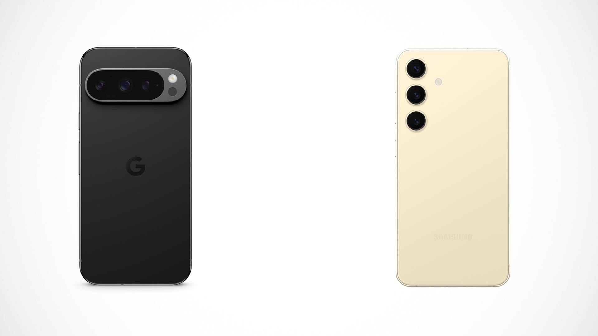 Google Pixel 9 (l.) und Galaxy S24 (r.) im Vergleich Google Pixel 9 vs. Galaxy S24