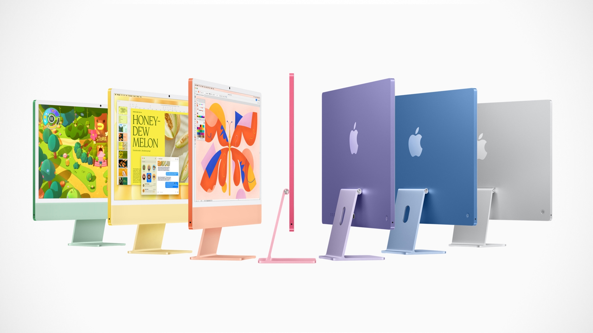 Der iMac (2024) in allen Farben iMac (2024) in allen Farben