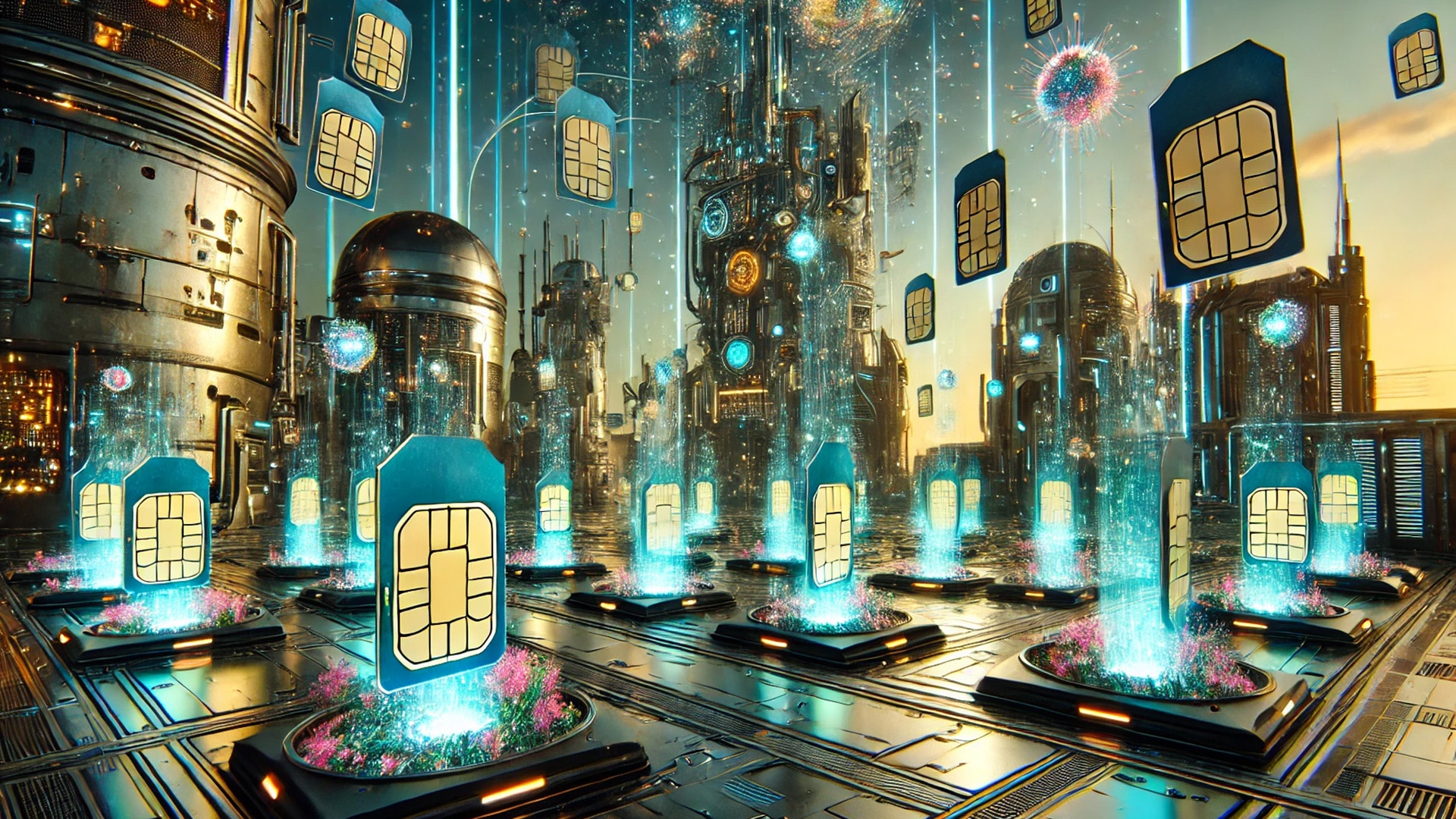 Wer etwas sucht, findet SIM-Karten plus Handy für monatlich unter 15 Euro SIM-Karten für Handys mit Vertrag unter 15 Euro in einer futuristischen Umgebung