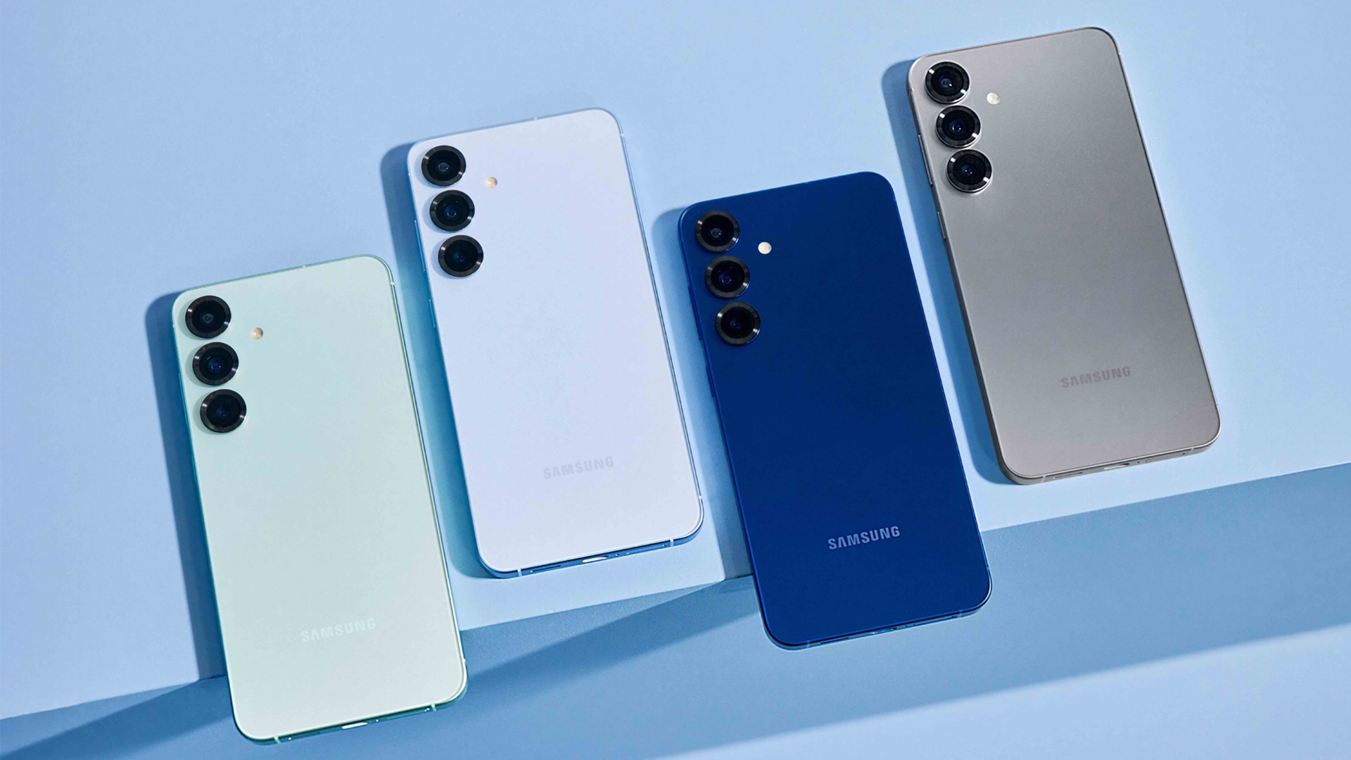 Galaxy S25 in vier Farben