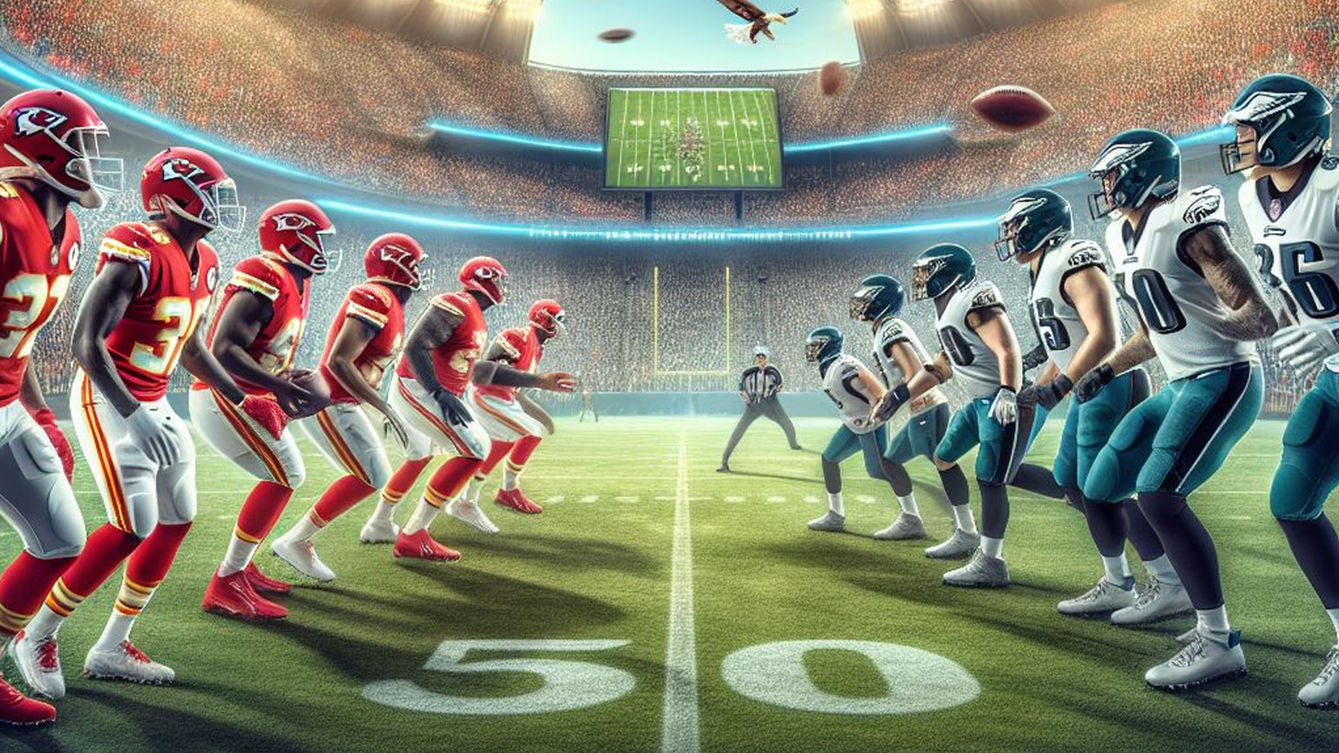 Im Super Bowl 2025 treffen die Chiefs auf die Eagles Superbowl 2025: Chiefs vs. Eagles