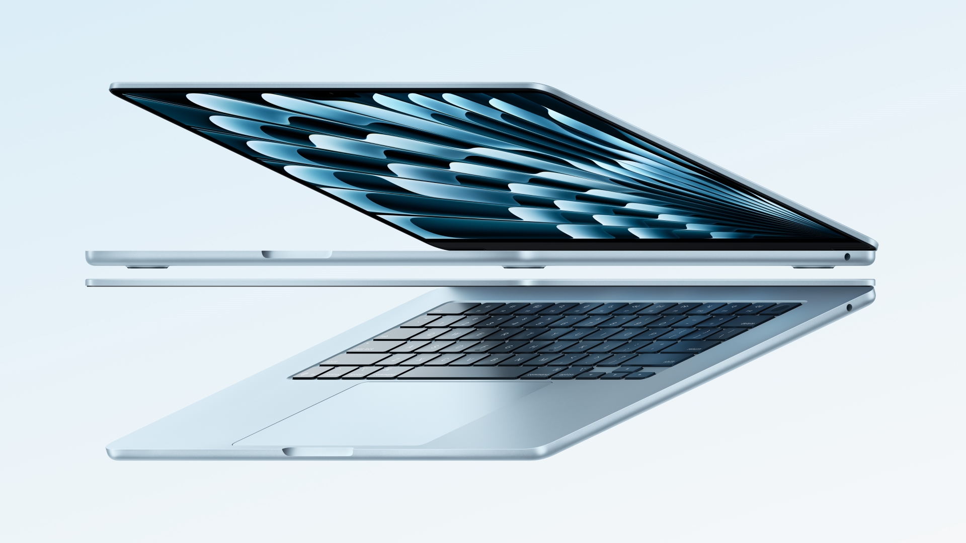 Das MacBook Air M4 ist ein Top-Notebook Apple MacBook Air (M4) Himmelblau