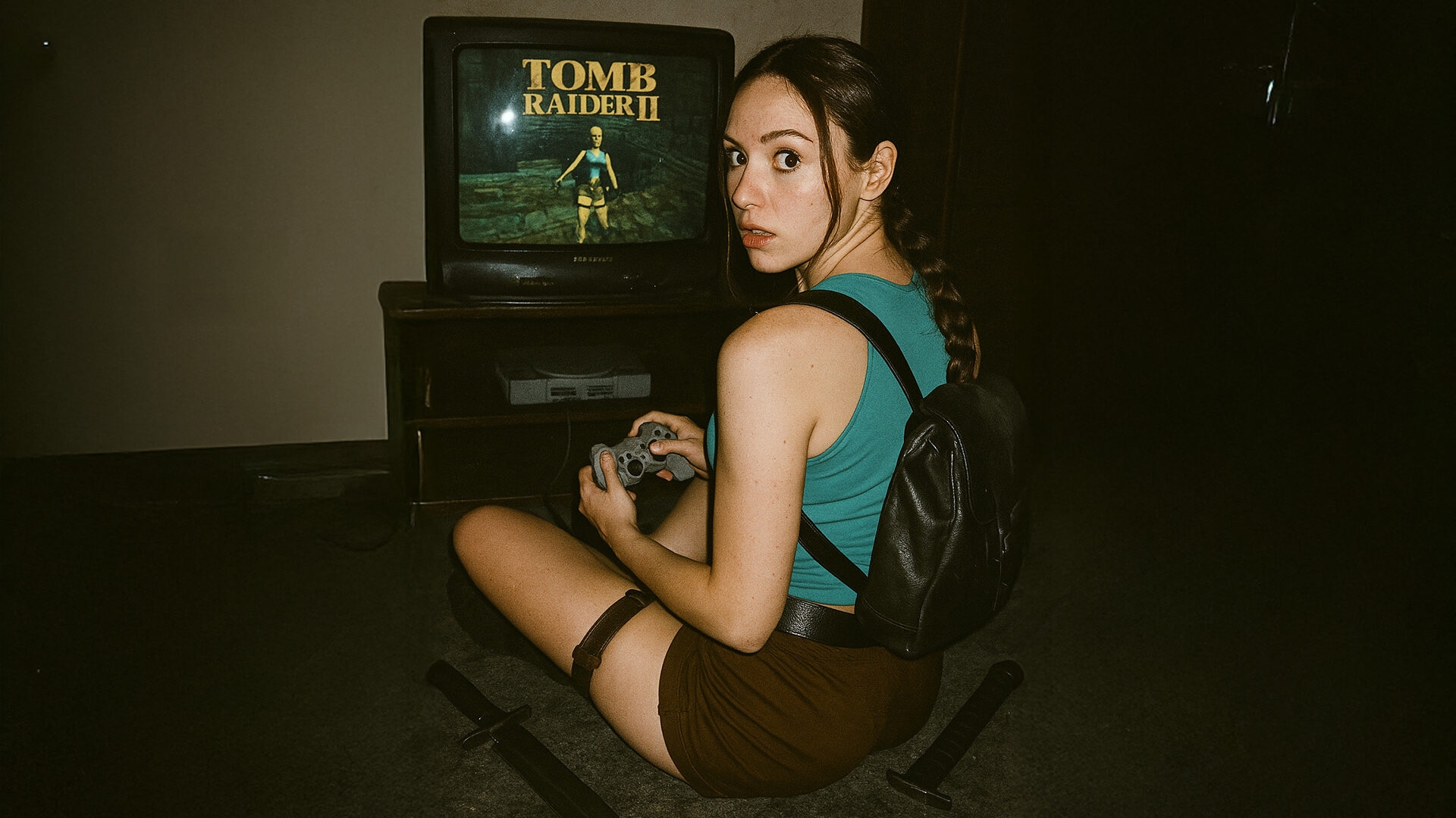 Wenn Lara Croft Tomb Raider spielt: Solche Bilder erstellt ihr mit ChatGPT leicht. Wir erklären, wie. Lara Croft spielt Tomb Raider 2