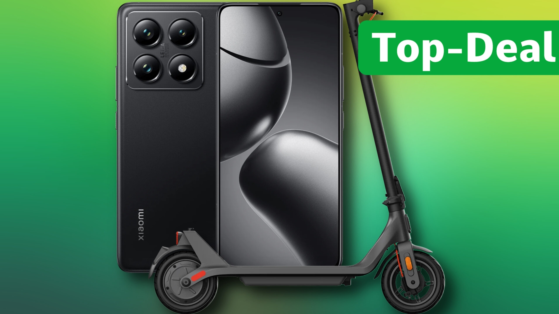 Bei Blau bekommt ihr im Tarif-Bundle neben dem Xiaomi 14T Pro auch einen E-Scooter Xiaomi 14T Pro + Electric Scooter 4 Lite