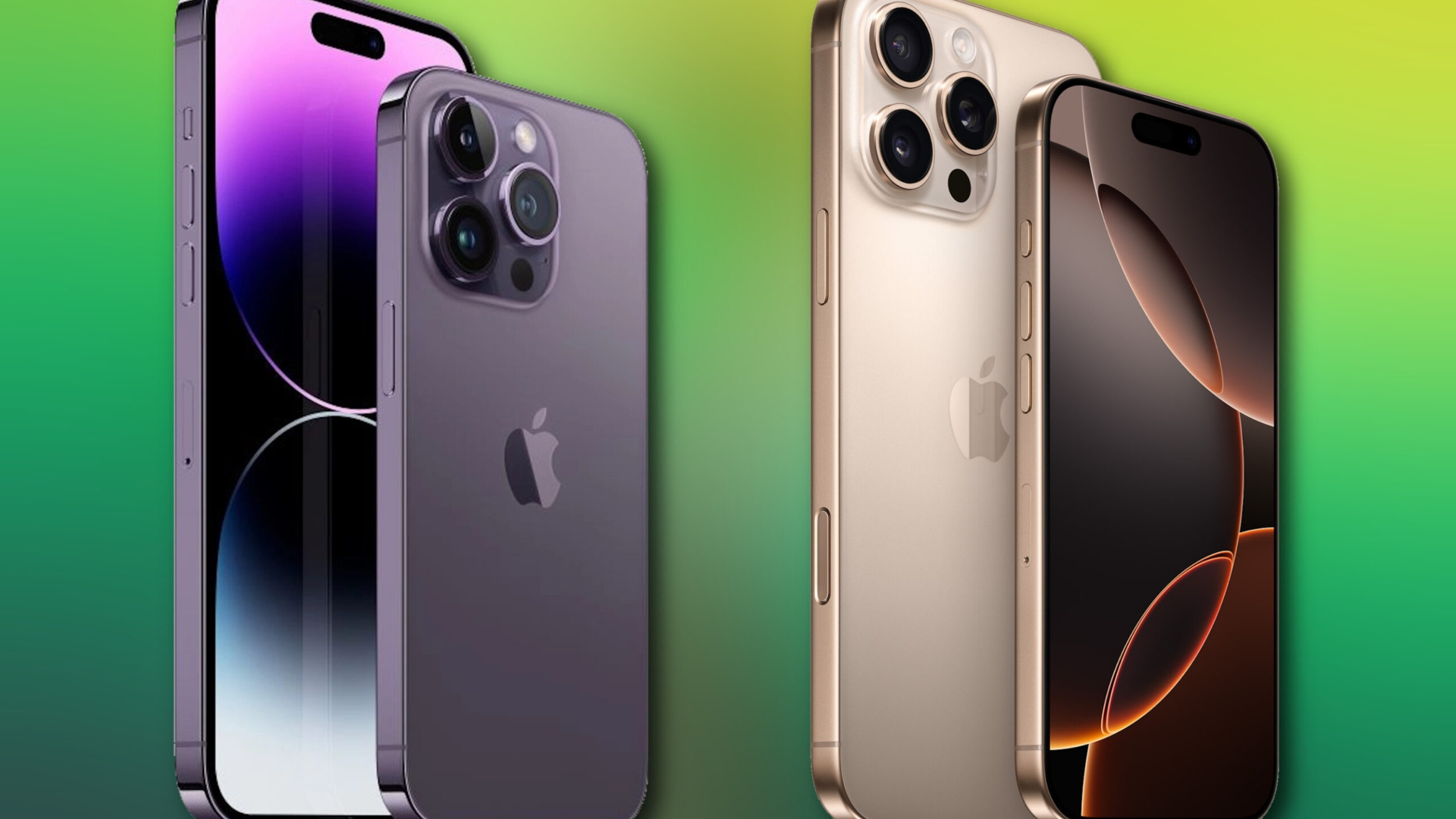 iPhone 14 Pro und iPhone 16 Pro