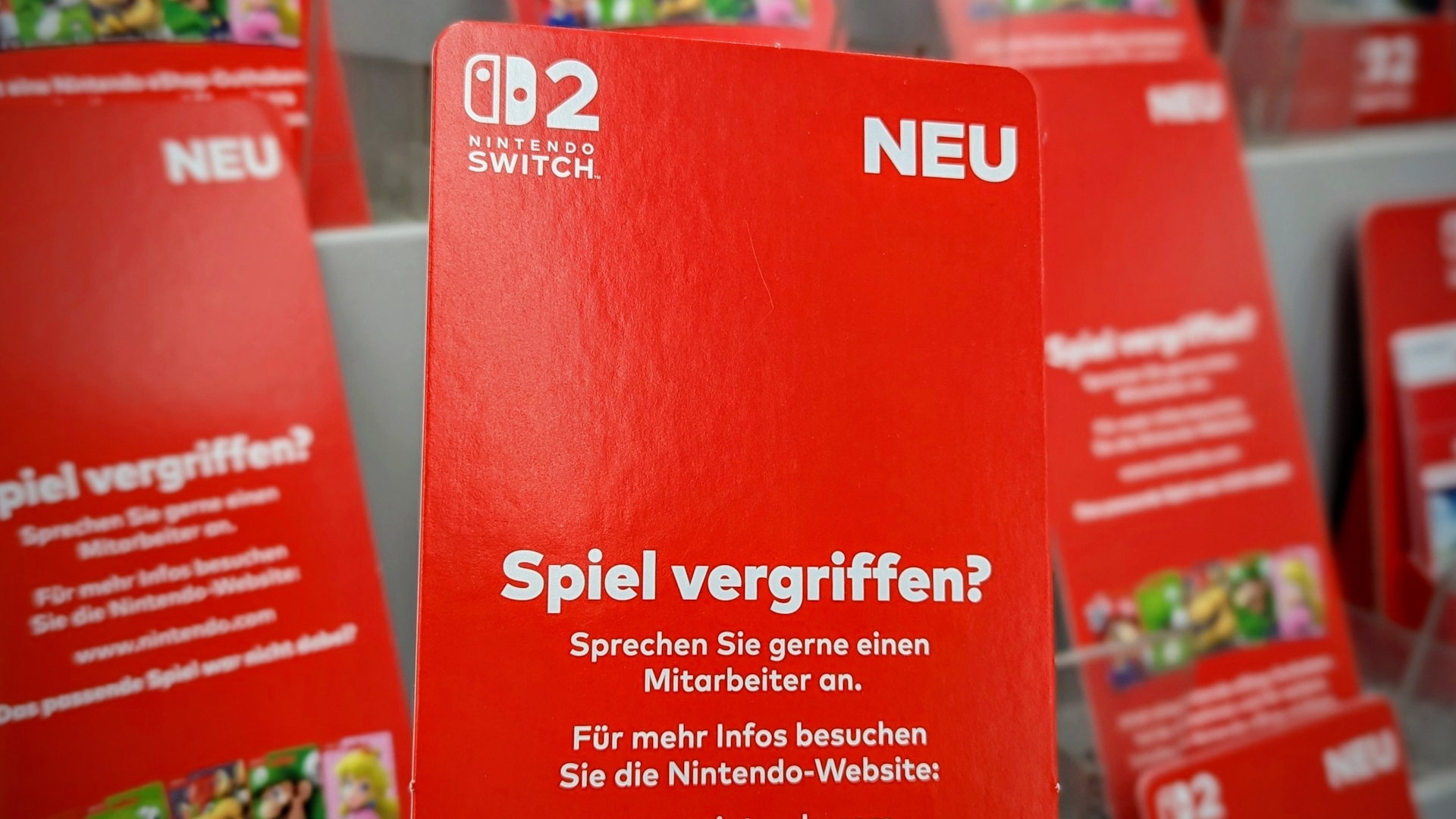 Nintendo Switch 2 Spiele Verfügbarkeit Info