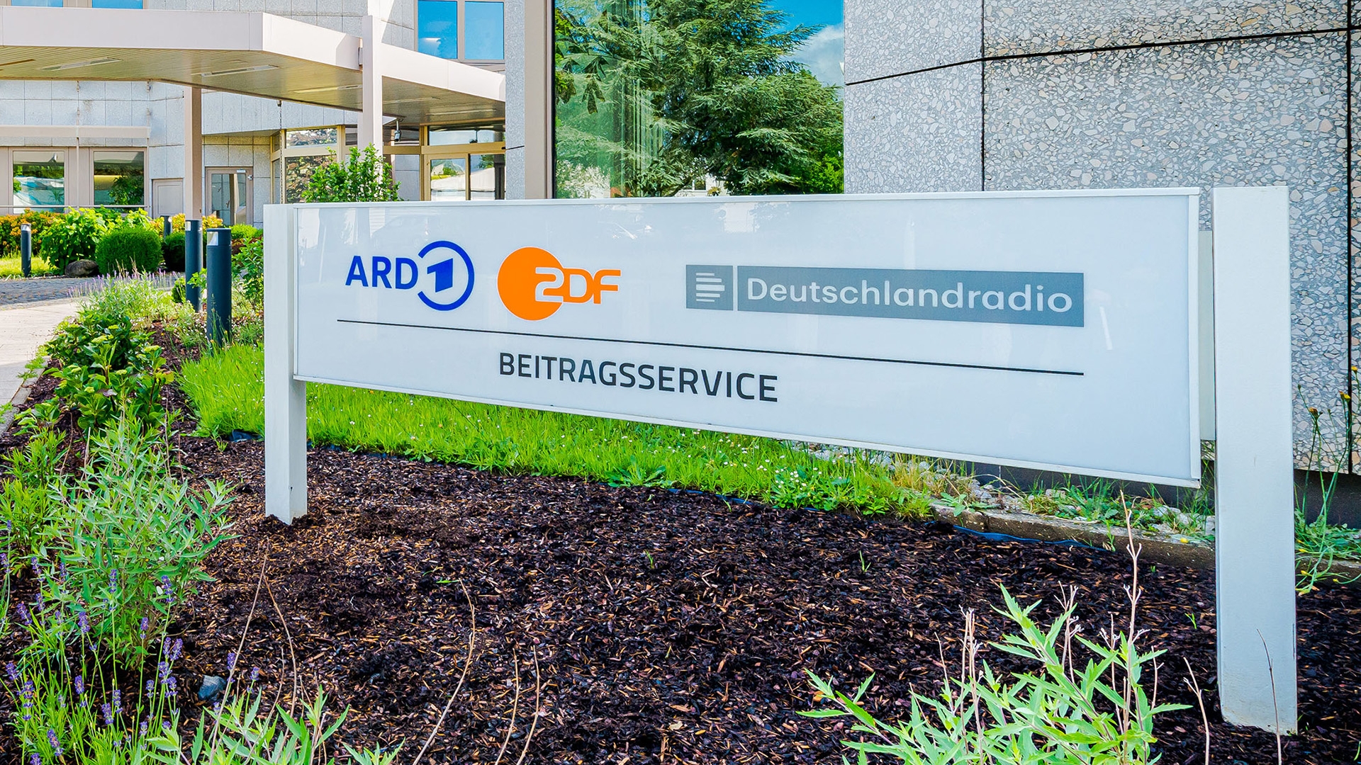 Rundfunkbeitrag Schild