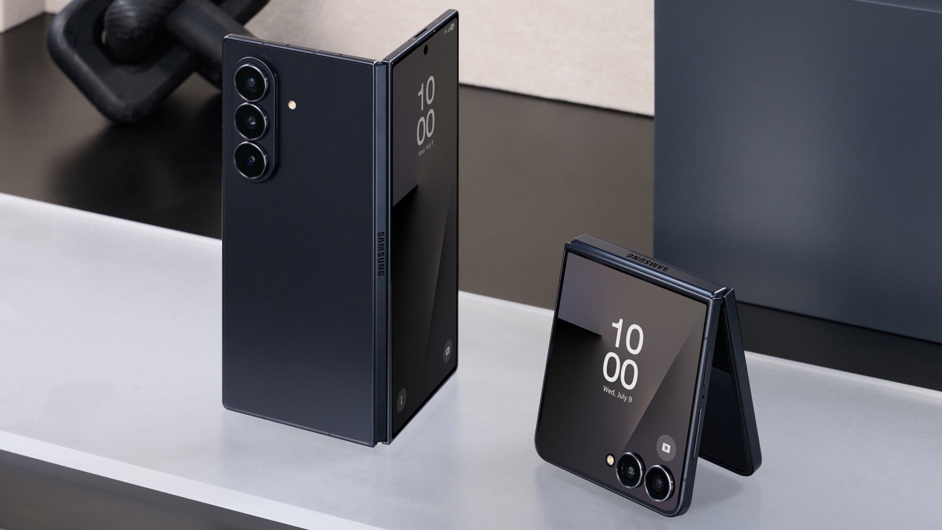 Galaxy Z Fold 7 und Z Flip 7 in Schwarz