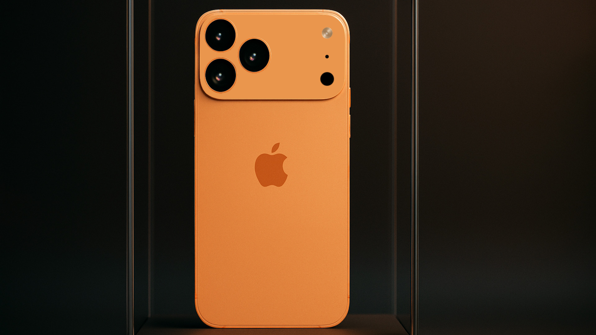 So stellt sich die KI das iPhone 17 Pro in Orange basierend auf den bisherigen Leaks vor iPhone 17 Pro Orange