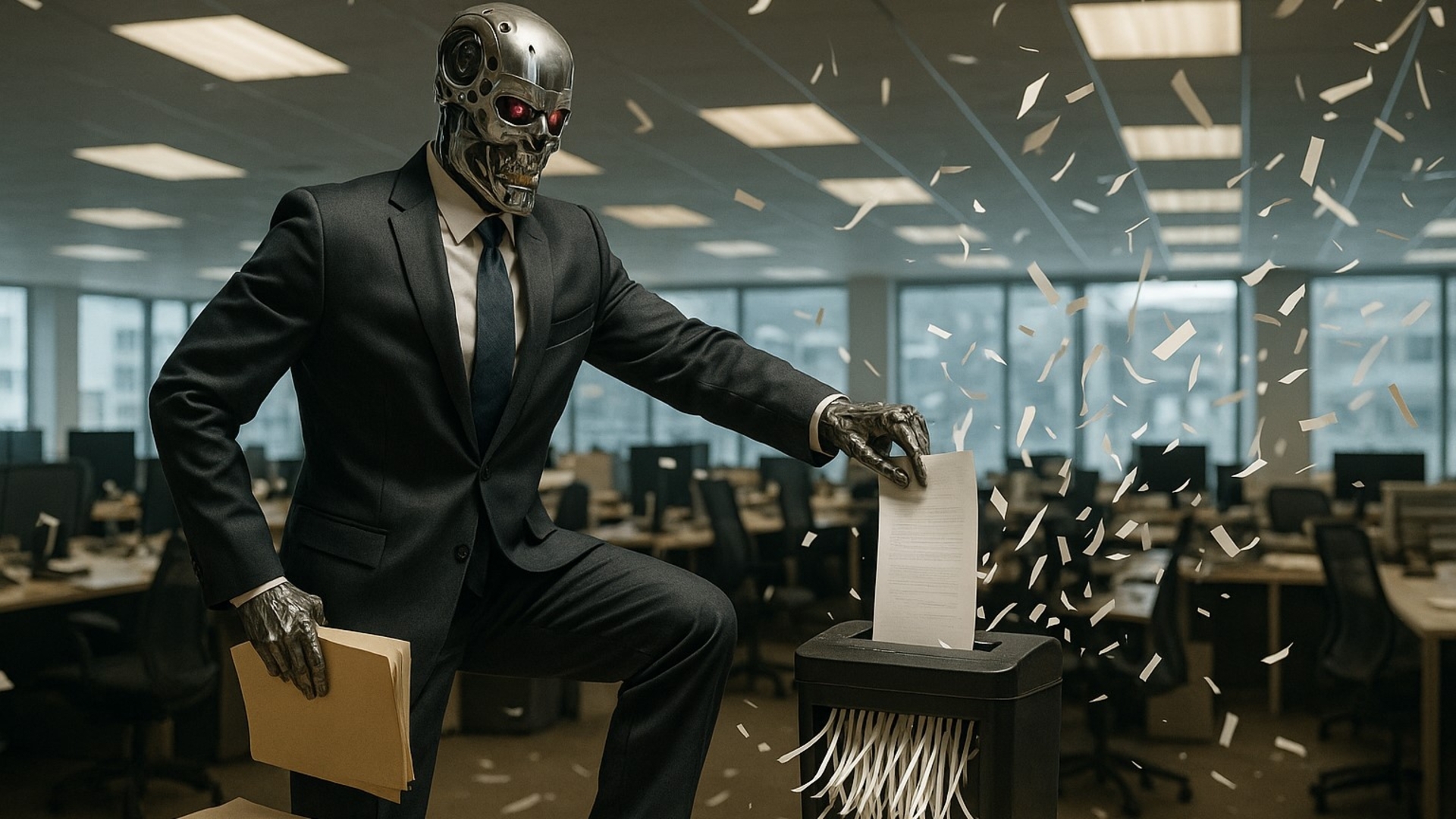 Ganz so dramatisch gings im Büro nicht zu, aber ihr versteht sicher, worauf wir hinauswollen KI läuft Amok