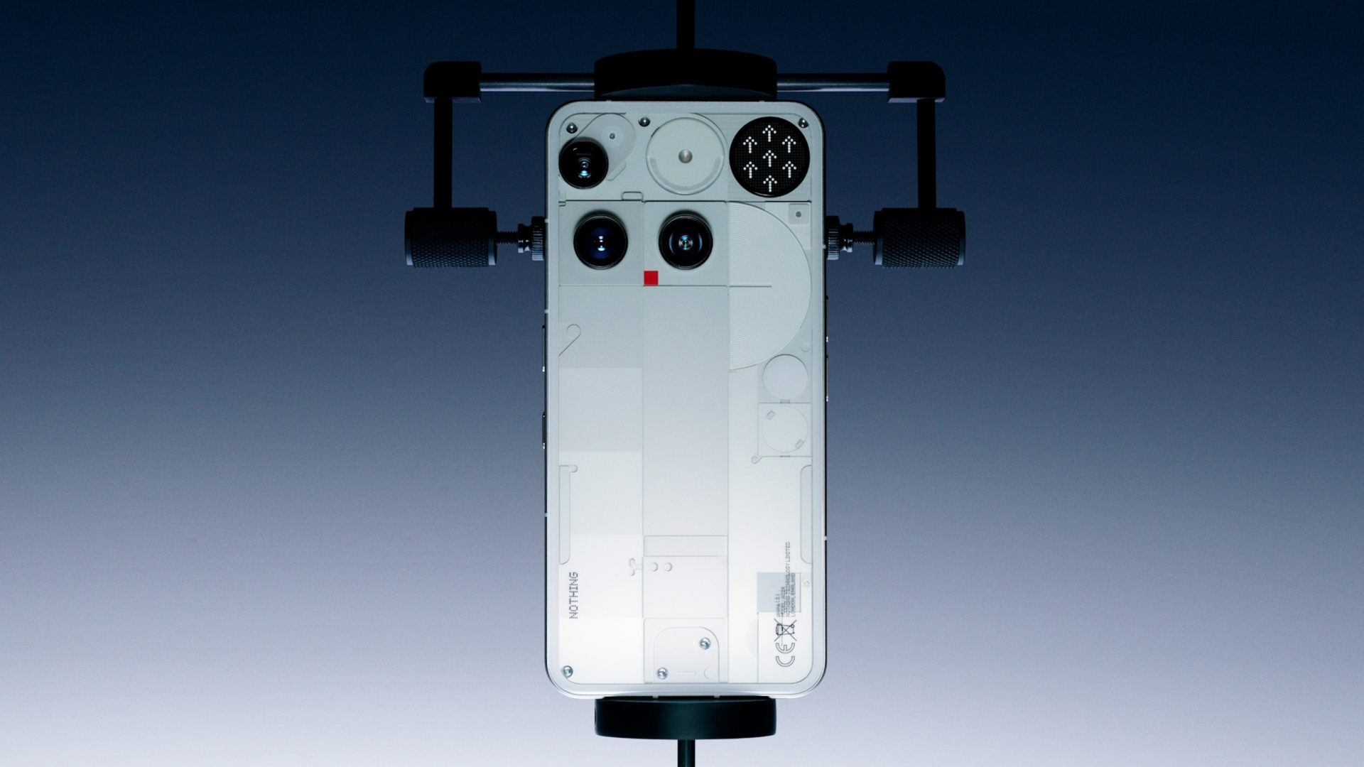 Das Nothing Phone (3) in Weiß