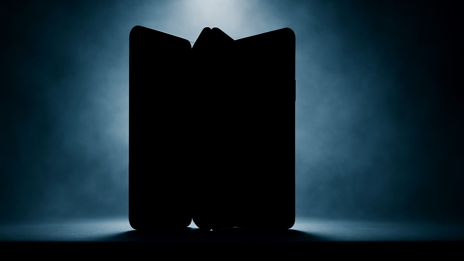 Hält Samsung noch eine Überraschung bereit? Samsung Galaxy Tri-Fold Silhouette