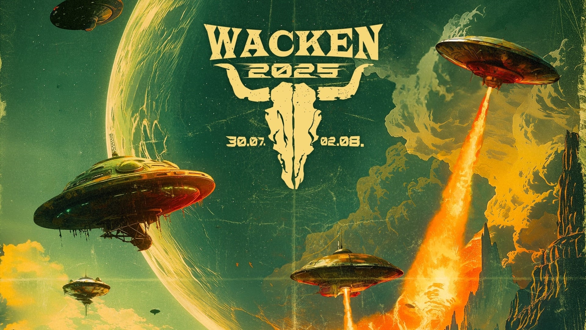 Macht euch bereit für W.O.A. 2025! WOA 2025 Plakat
