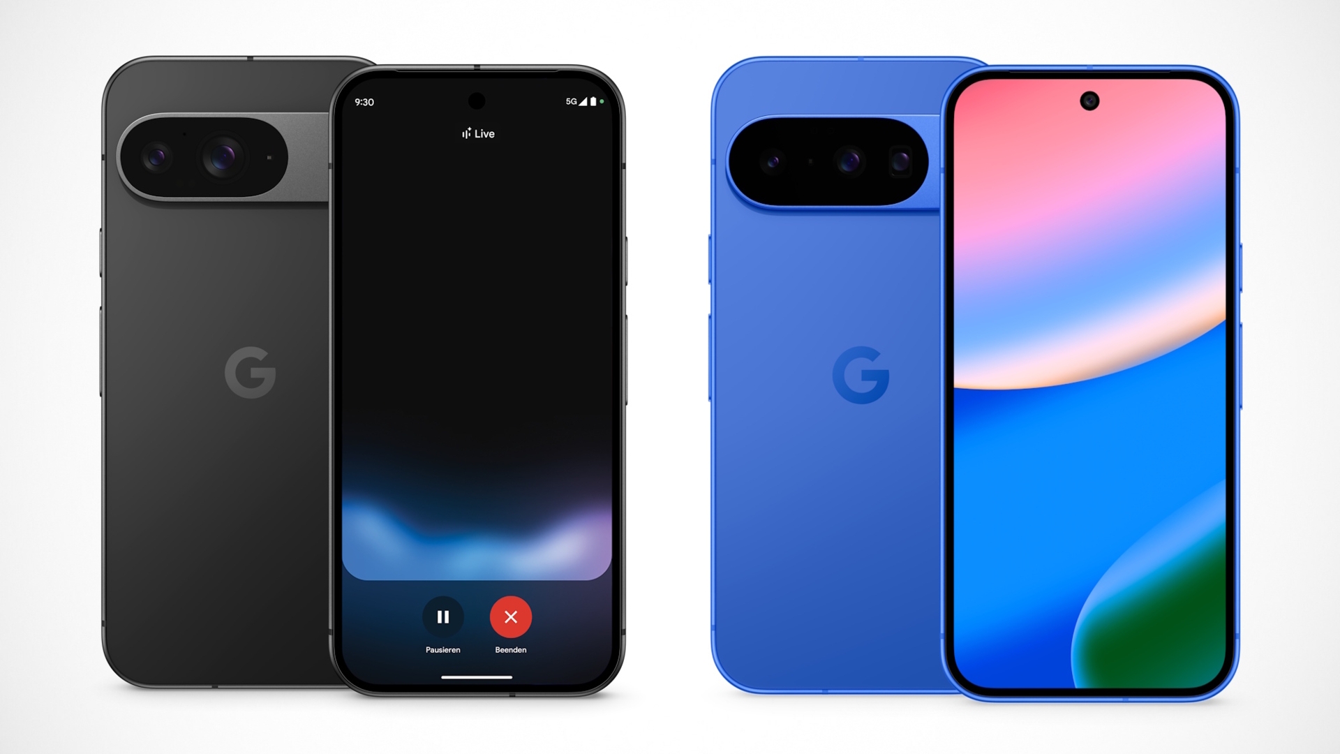 Google Pixel 9 (l.) und 10 (r.) im Vergleich Google Pixel 9 vs. 10 im Vergleich