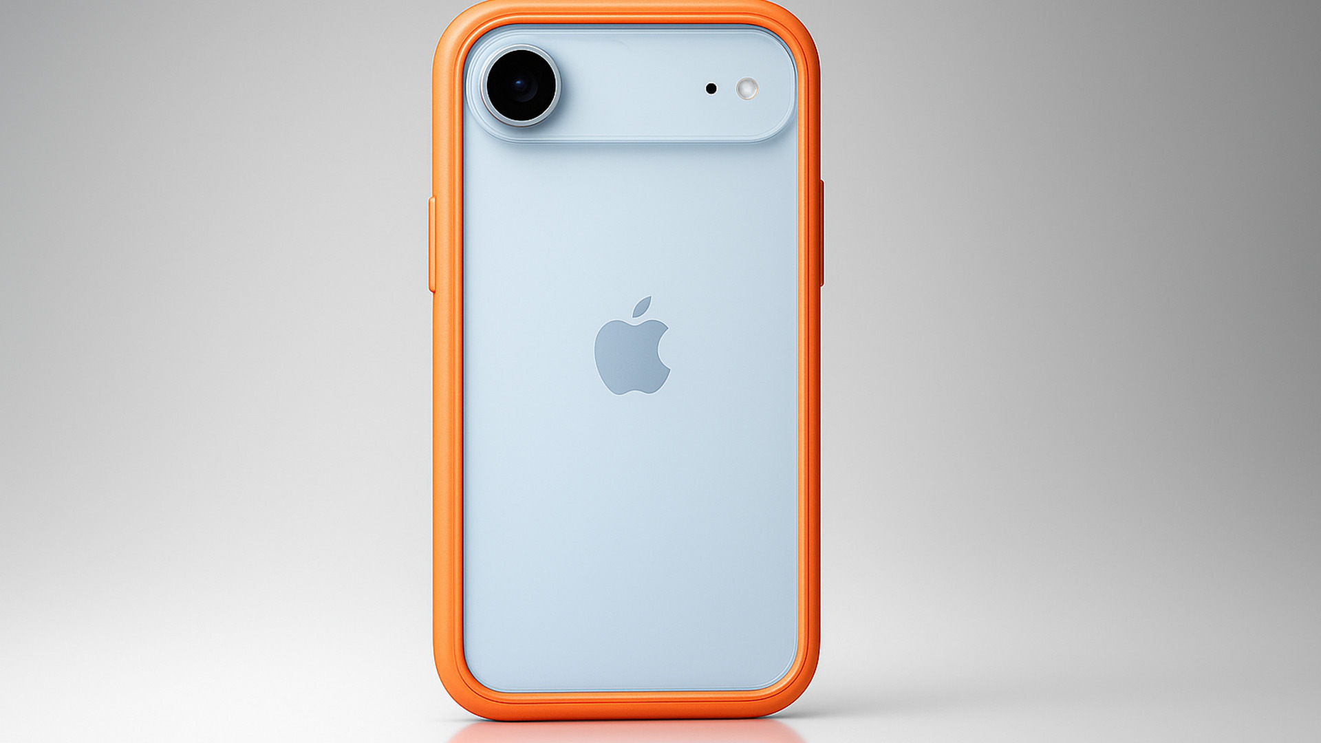 So könnte das iPhone 17 Air mit Bumper aussehen (KI-Kreation) iPhone 17 Air: Bumper geplant?