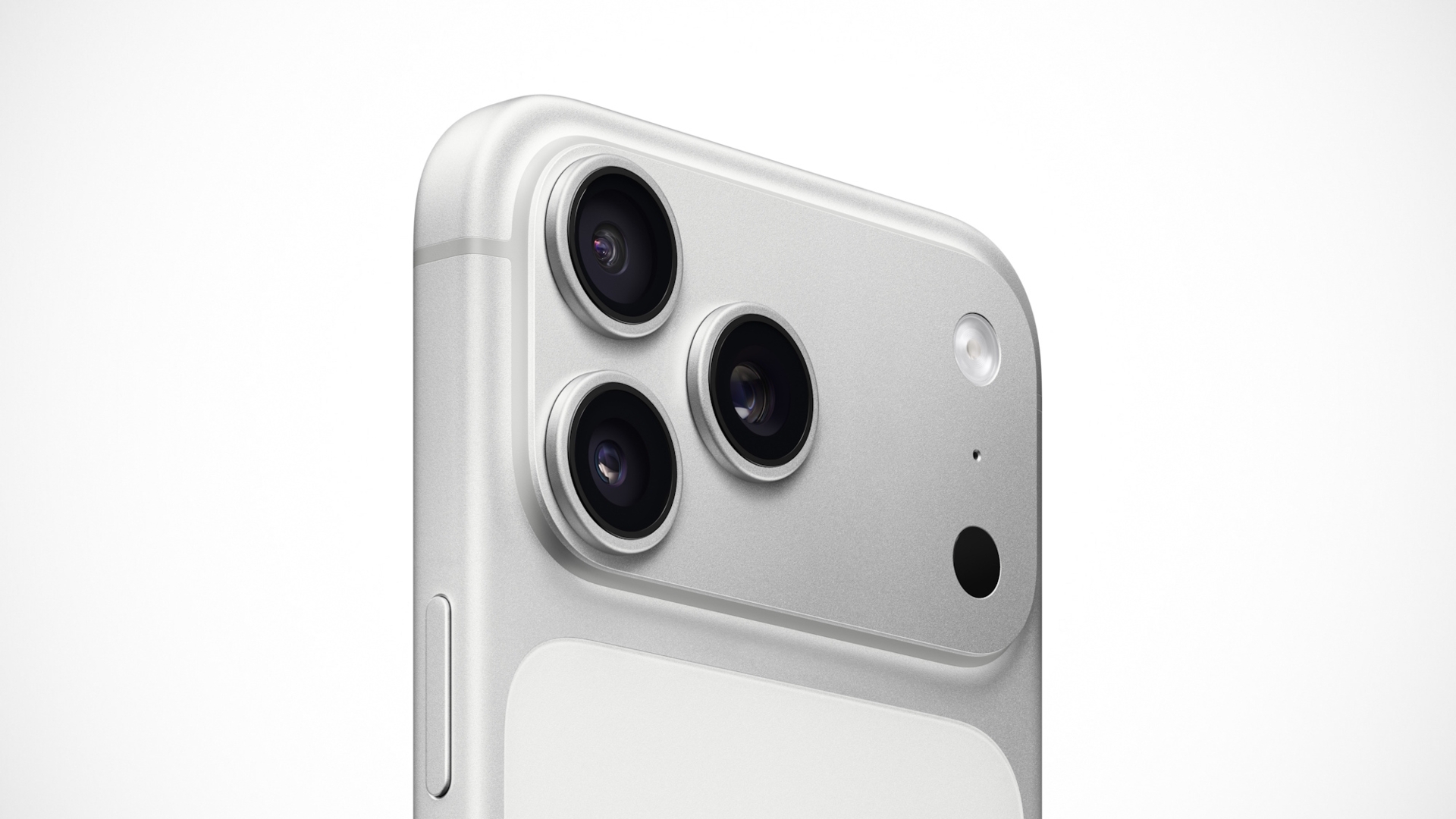 Die Kamera des iPhone 17 Pro Max in Silber
