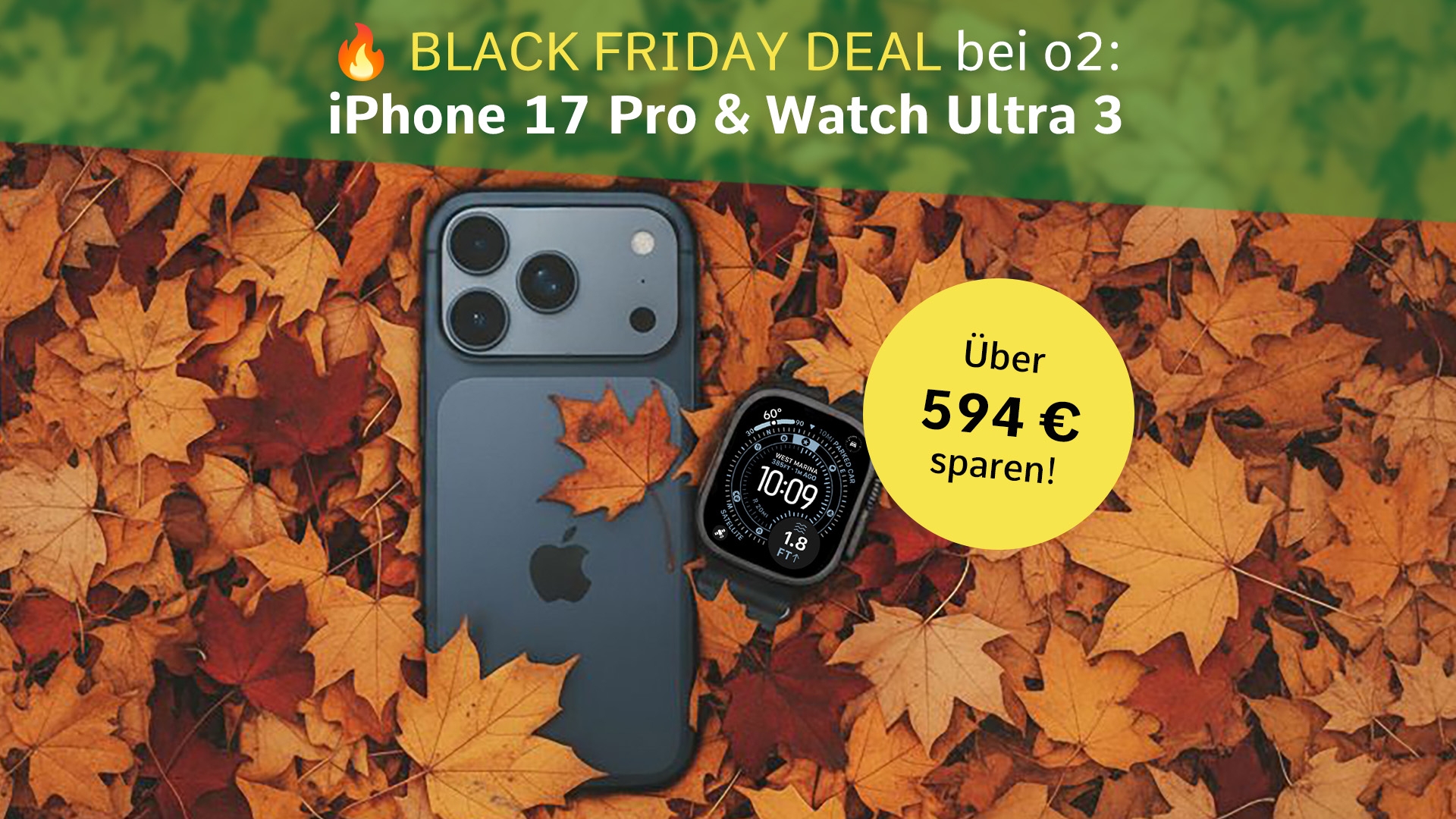 Black Friday Deal iPhone 17 Pro und Apple Watch Ultra 3
