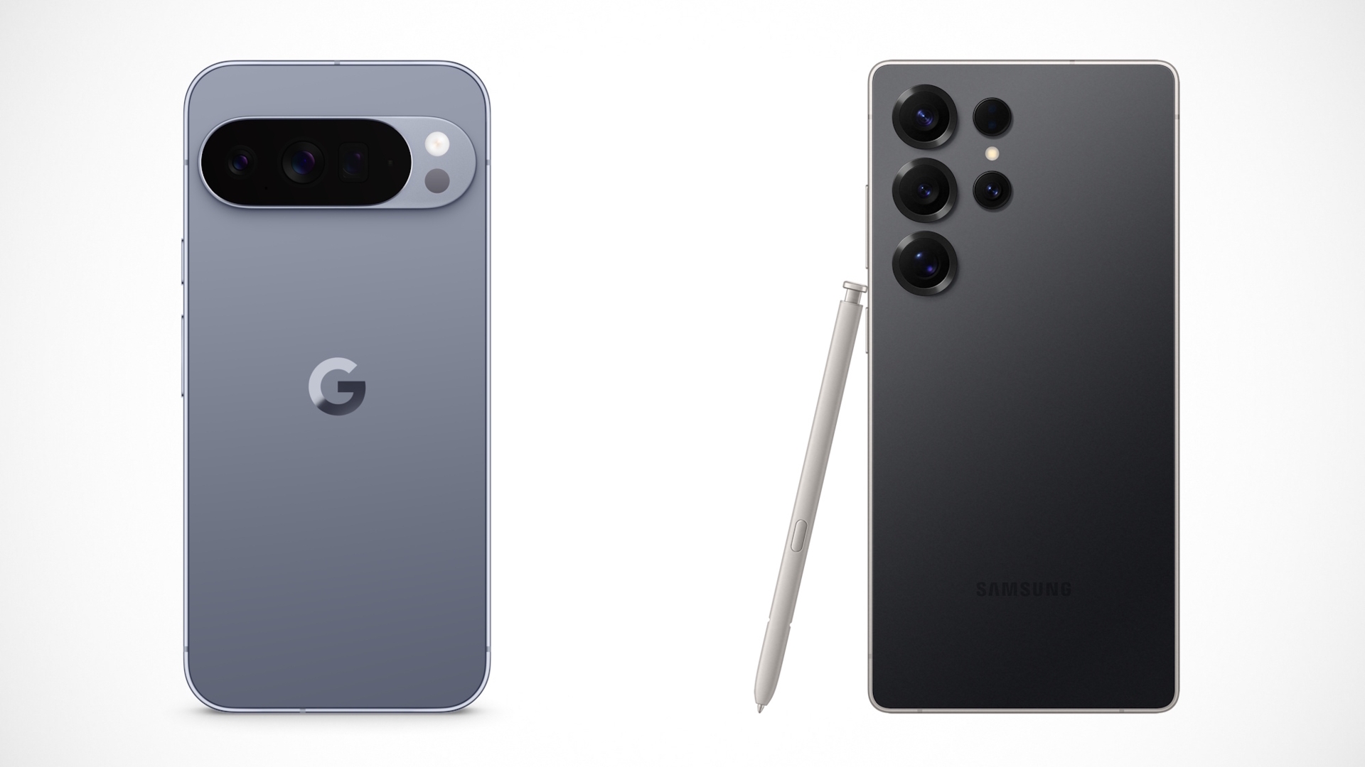 Google Pixel 10 Pro XL (l.) und Galaxy S25 Ultra (r.) im Vergleich Google Pixel 10 Pro XL vs. Samsung Galaxy S25 Ultra