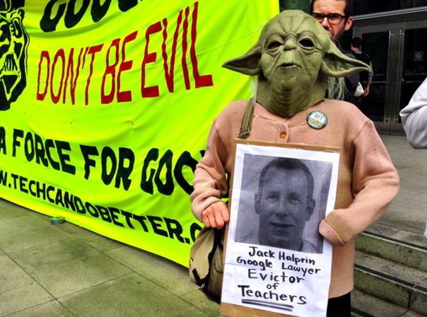 Auch vor der I/O gab es Protest gegen Google.