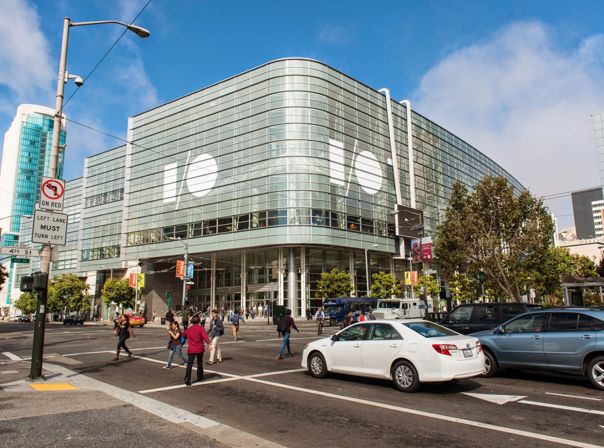 Im Moscone Center in San Francisco findet die Google I/O statt.