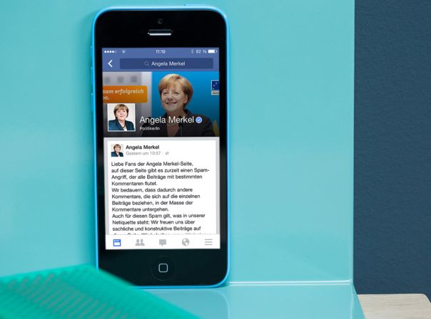 Angela Merkel Facebook