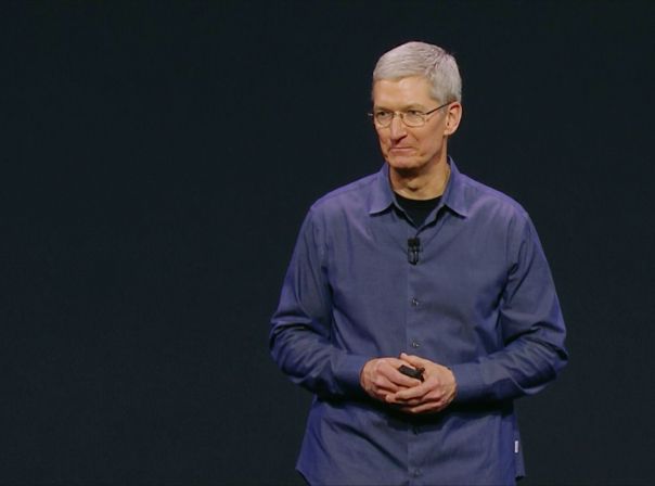 Nach der Keynote wieder Krisenmanager: Tim Cook hat aktuell nicht besonders viel zu lachen