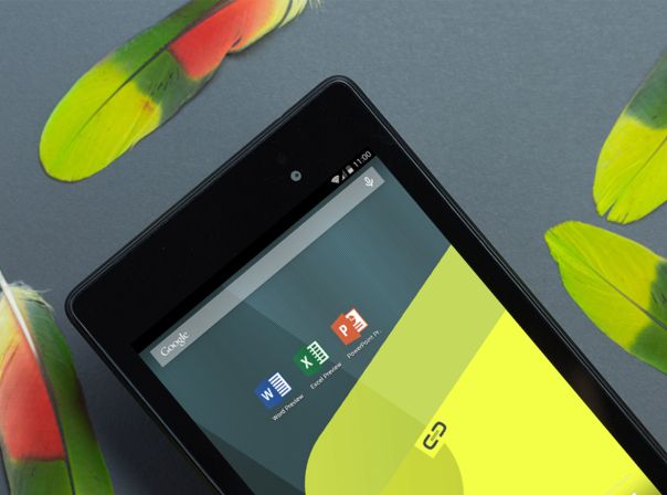 Microsoft Office ist auf Android-Tablets angekommen. Microsoft Office ist auf Android-Tablets angekommen.