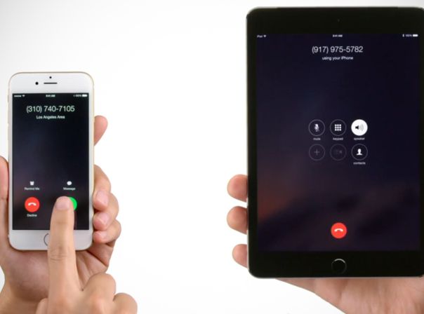 Mithilfe eines iPhones kann auch ein iPad telefonieren