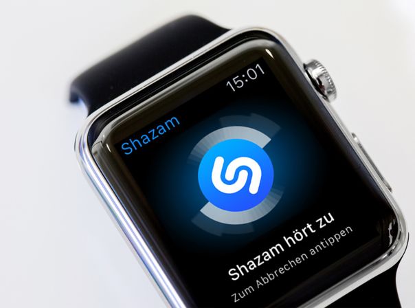 Shazam zeigt die Ergebnisse der Musiksuche auf der Apple Watch an. Shazam zeigt die Ergebnisse der Musiksuche auf der Apple Watch an.