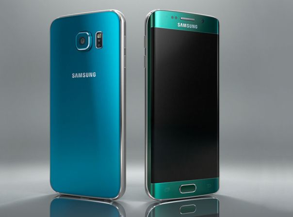 Samsung Galaxy S6 edge Topaz Blue Emerald Green