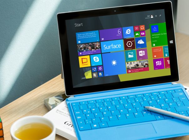 Microsofts Surface 3 hat einen 10,8 Zoll große Touchscreen. Microsofts Surface 3 hat einen 10,8 Zoll große Touchscreen.