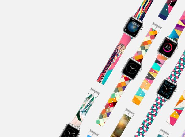 Casetify bietet eine große Auswahl an Armbändern für die Apple Watch und lässt Euch auch eigene Designs gestalten