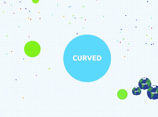 Größer als die Erde: die CURVED-Zelle in Agar.io