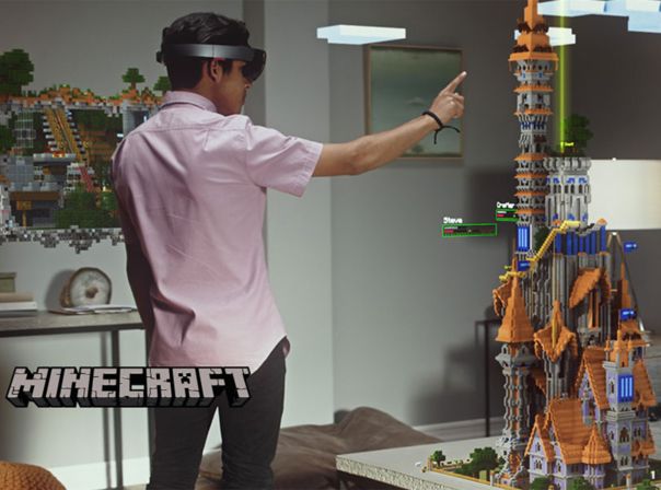 Minecraft Microsoft Hololens