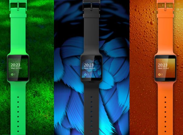 So hätte Microsofts "Moonraker"-Smartwatch aussehen können